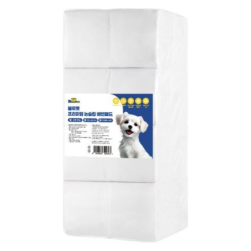 상품 이미지: 블루펫 프리미엄 논슬립 배변패드 무향 20g