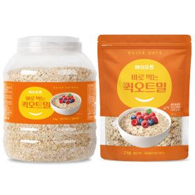 상품 이미지: 헤이오트 바로먹는 퀵 오트밀 2kg 베스트셀러 무료배송