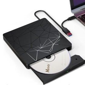 상품 이미지: CD리핑 굽기 CD롬 외장형ODD 씨디 리더기 DVD플레이어 씨디롬 cd 리핑 굽기 가능한 외장형 시디롬