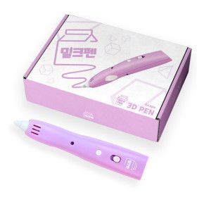 상품 이미지: 밀크펜 포도맛 저온 3D펜 패키지 PCL 재료 도안 패드