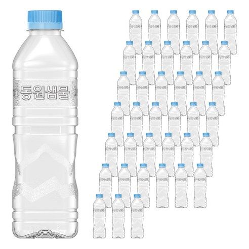상품 이미지: 동원샘물 무라벨, 500ml, 40개