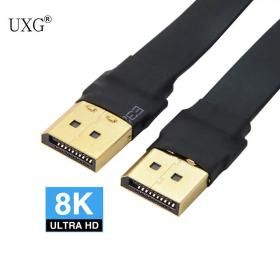 상품 이미지: 디스플레이 포트 DP 케이블 슬림 플랫 소프트 액티브 수-수 고속 전송 FHD 4K 60hz 0.2m