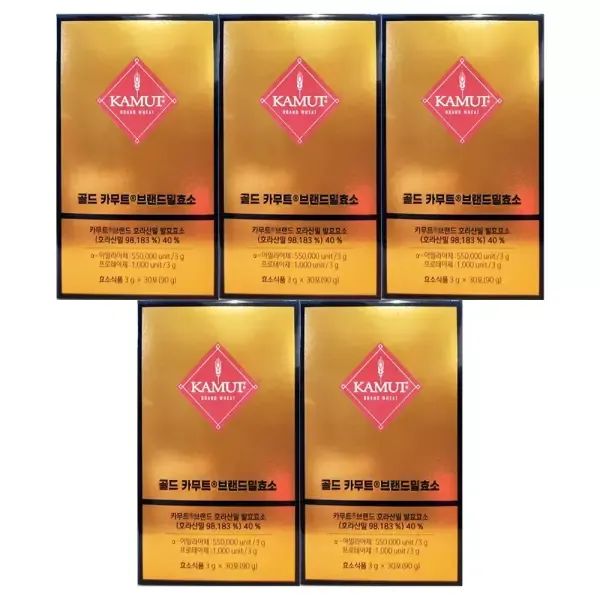 상품 이미지: 골드 카무트 효소 3g x 30포 x 5개 / 써클