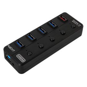 상품 이미지: USB3.0 USB허브 4포트+1포트 충전지원 NEXT-UH305