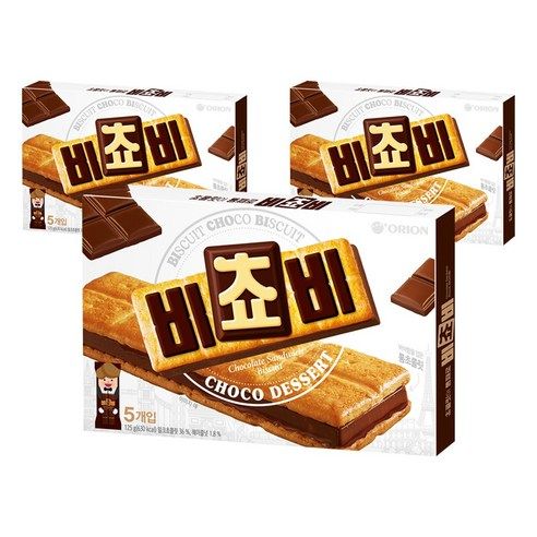 상품 이미지: 오리온 비쵸비 비스켓, 125g, 3개