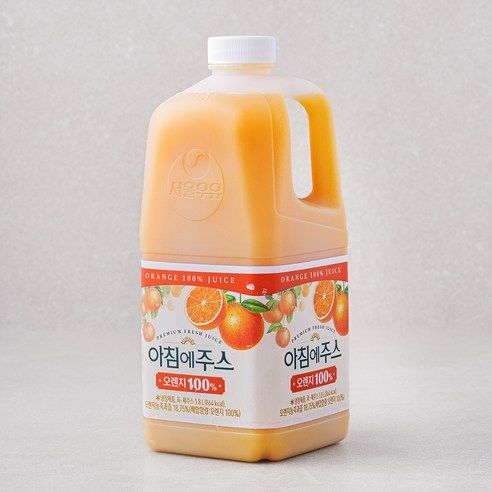 상품 이미지: 아침에주스 오렌지, 1.8L, 1개