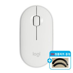 상품 이미지: 피트증정 로지텍 정품 페블 Pebble M350 화이트 무선 블루투스 병행