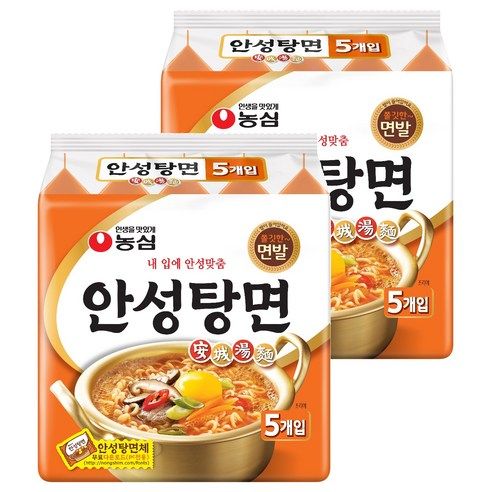 상품 이미지: 농심 안성탕면 125g, 10개
