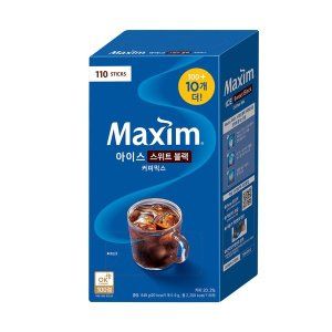 상품 이미지: 맥심 아이스 스위트블랙 커피믹스 100T+10T x 2개(총220T)