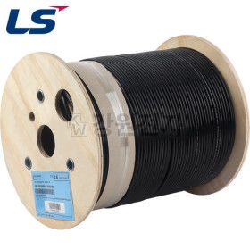 상품 이미지: LS전선 CAT.6 UTP 옥외용 랜케이블 300m (단선/블랙) UTP-G-C6G-E1EN-N 4P BK