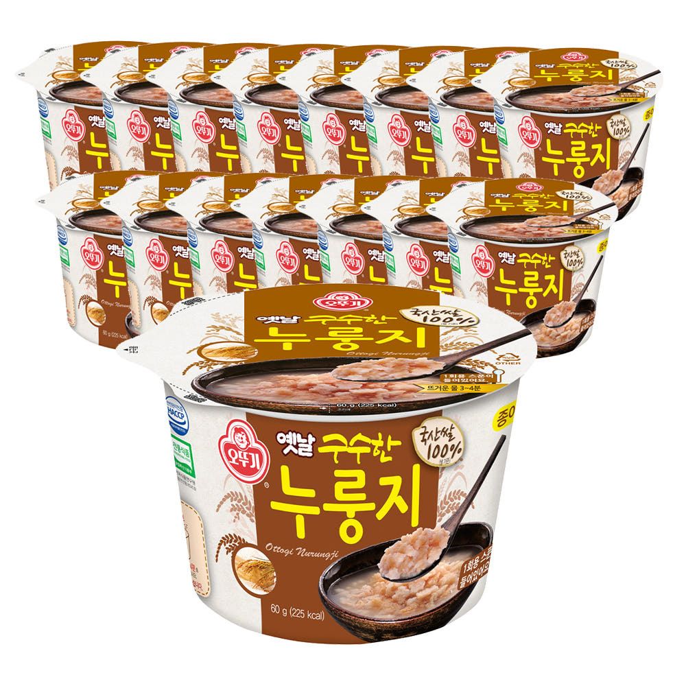 상품 이미지: 오뚜기 옛날 구수한 누룽지 60g 16개