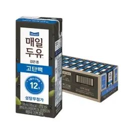 상품 이미지: [매일] 매일두유 검은콩 고단백 190ml, 24개