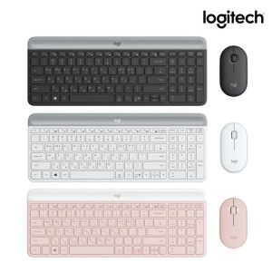 상품 이미지: 로지텍 코리아 정품 MK470 슬림 무선 콤보 저소음 키보드 마우스 세트 한글 자판