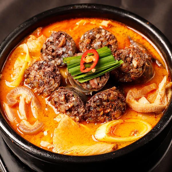 상품 이미지: [참도깨비]백암 고기순대국640g X2팩+얼큰 고기순대국640gX2팩