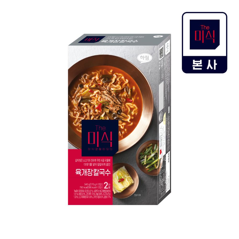 상품 이미지: 더미식 육개장칼국수 540g 1개 (270g x 2개입)