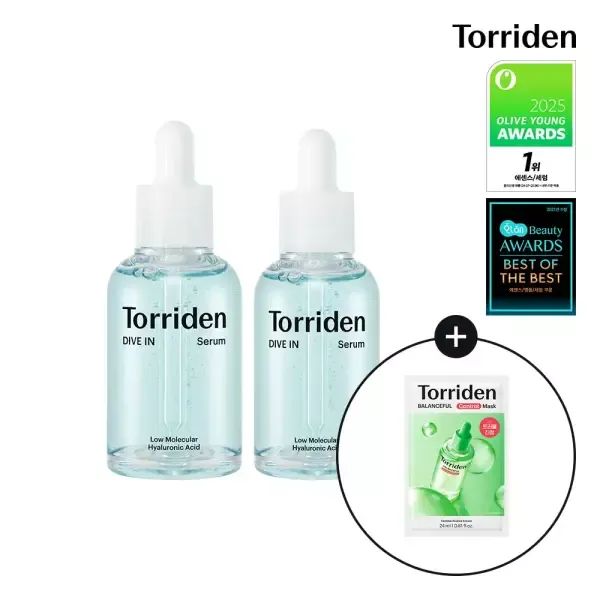 상품 이미지: [SET] 토리든 다이브인 저분자 히알루론산 세럼 50ml+40ml (+시카 컨트롤 마스크 1매)