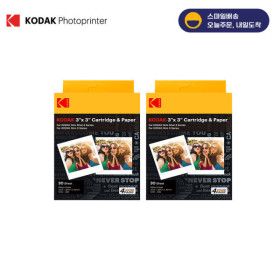 상품 이미지: 코닥 3인치 카트리지 인화지 60매 C300R P300R MS300 M300 미니3 미니샷3 전용 포토프린터