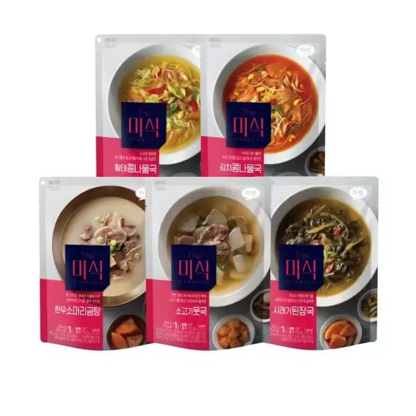 상품 이미지: [더미식] 김치/황태/시래기/미역국 외 15종 3+3 골라담기