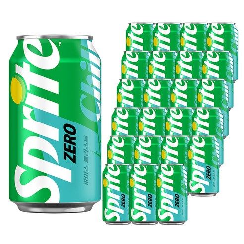 상품 이미지: 스프라이트 제로 Chill 사이다, 350ml, 24개