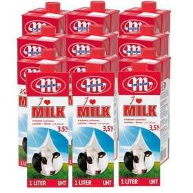 상품 이미지: 믈레코비타 아이러브 밀크 멸균우유 1L 12개