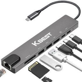 상품 이미지: USB C타입 허브 8in1 멀티허브 4K HDMI 노트북 맥북