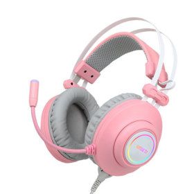 상품 이미지: N550 ENC 가상 7.1 RGB 게이밍헤드셋  ㅡ핑크ㅡK