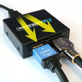 상품 이미지: HDMI 분배기 1:2 4K 듀얼모니터 영상 공유기