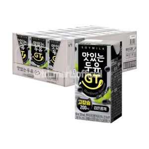 상품 이미지: 남양 맛있는 두유 GT 검은콩깨 190ml 72개