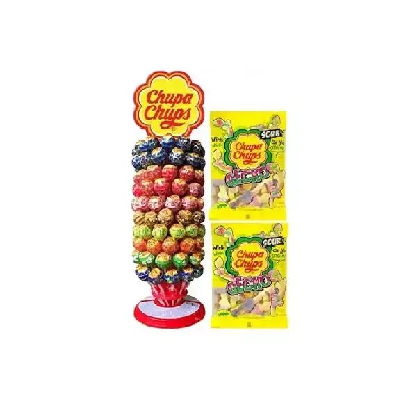 상품 이미지: 츄파춥스 슬림휠 1320g, 1개 + 사워게코 젤리 90g, 2개