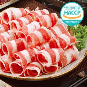 상품 이미지: (신선집중) 호주 청정우 우삼겹 3초구이 250g x 4팩 (총1KG)