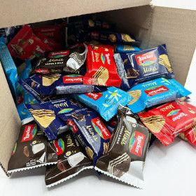 상품 이미지: 대용량 미니훼하스 간식용 4가지맛 스낵/비스켓 x 50봉