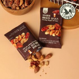 상품 이미지: (현대홈쇼핑)산과들에 프리미엄 원데이메이플올넛츠 x50봉 믹스넛 견과 간식