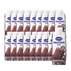 상품 이미지: 얼티브 비건프로틴 초코 250ml x18입(1박스)