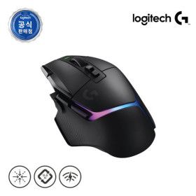 상품 이미지: 로지텍코리아 공식 G502 X PLUS 무선 게이밍 마우스 블랙  로지텍G 공식판매점