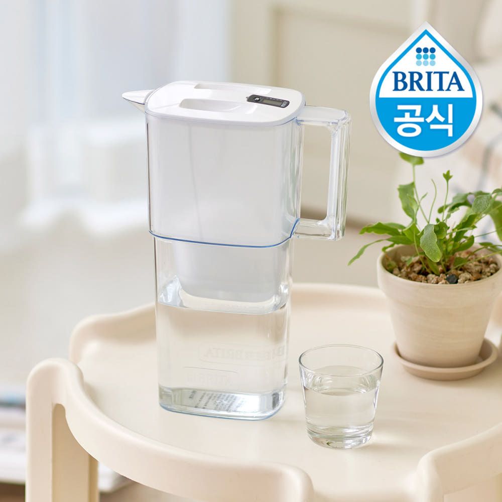 상품 이미지: 브리타 정수기 리켈리 2.2L 화이트+기본필터 1입