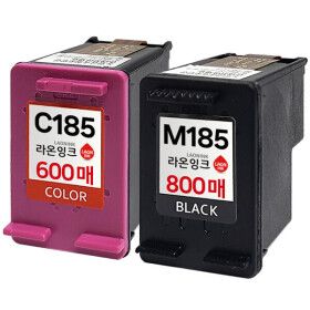 상품 이미지: 삼성 INK-M185 잉크세트 INK-C185 XL SL-J1780W J1785W J1780DW J1685 J1683 J1680 호환 (3배 슈퍼대용량)