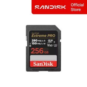 상품 이미지: 샌디스크 공식판매처 Extreme Pro 256G 256기가 V60 표준형 SD 카드 DXEP (SDSDXEP-256G-GN4IN)