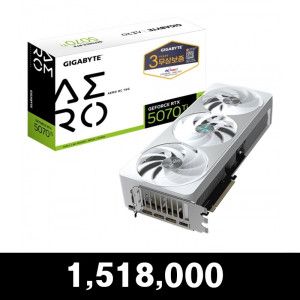 상품 이미지: GIGABYTE 지포스 RTX 5070 Ti AERO OC D7 16GB 피씨디렉트 E