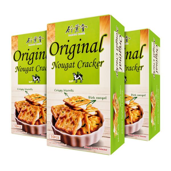 상품 이미지: 뱀부하우스 대만 오리지널 누가크래커 30개입(140g 3박스)-누가 스낵 과자