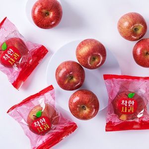 상품 이미지: 껍질채먹는 착한 부사 세척사과 5kg 20-30과내외 (개별포장)