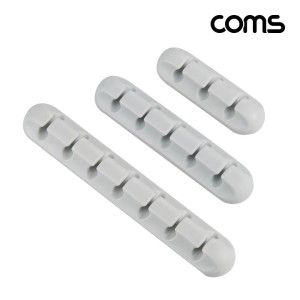 상품 이미지: Coms 케이블 홀더 오거나이저 3pcs 전선정리 고정클립/거실정리/전선걸이/케이블걸이/생활용품/정리용품