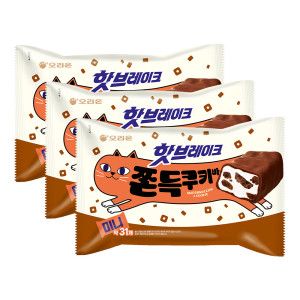 상품 이미지: 오리온 핫브레이크 쫀득쿠키바 미니 352g x 3개