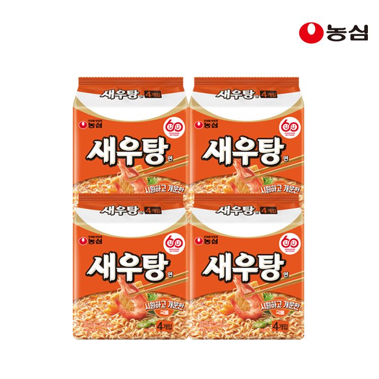 상품 이미지: 농심 새우탕면 122g, 16개