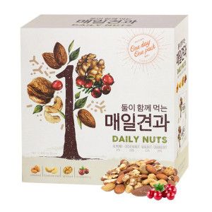 상품 이미지: 둘이 함께 먹는 매일견과 20g X 60봉 혼합견과류