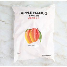상품 이미지: 단하루 특가) 지안 냉동 애플망고(페루산) 1kg x 4개(총 4kg)