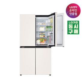 상품 이미지: LG 디오스 오브제컬렉션 매직스페이스 냉장고 T875MEE111 1등급 870L 4도어 (동시구매)