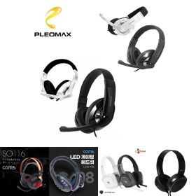 상품 이미지: PLEOMAX 플레오맥스 PHS-G30 다이나믹 USB 헤드셋/게이밍/해드셋/유선/헤드폰/해드폰/어학용/게임용/마이크