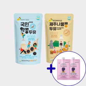 상품 이미지: 단 하루)국민바이오 약콩두유180ml 20팩+제주나물콩두유180ml 20팩 (총40팩) 라이트앤밸런스 2팩 증정