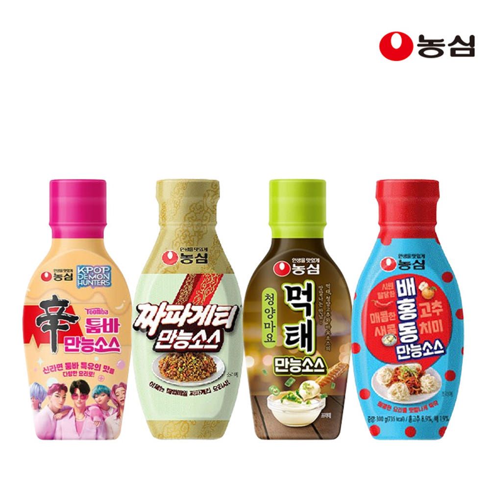 상품 이미지: 농심 만능소스 4종 골라담기(짜파게티/배홍동/먹태청양마요/