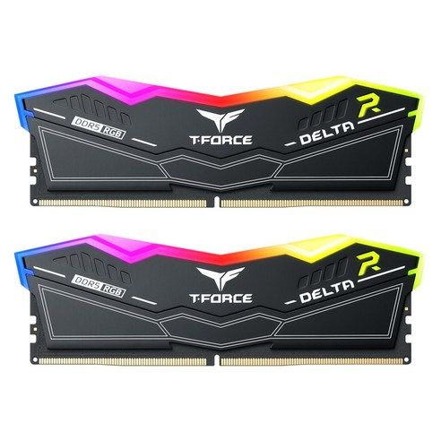 상품 이미지: TeamGroup T-Force DDR5-6000 CL38 DELTA RGB 블랙 32GB(16Gx2)